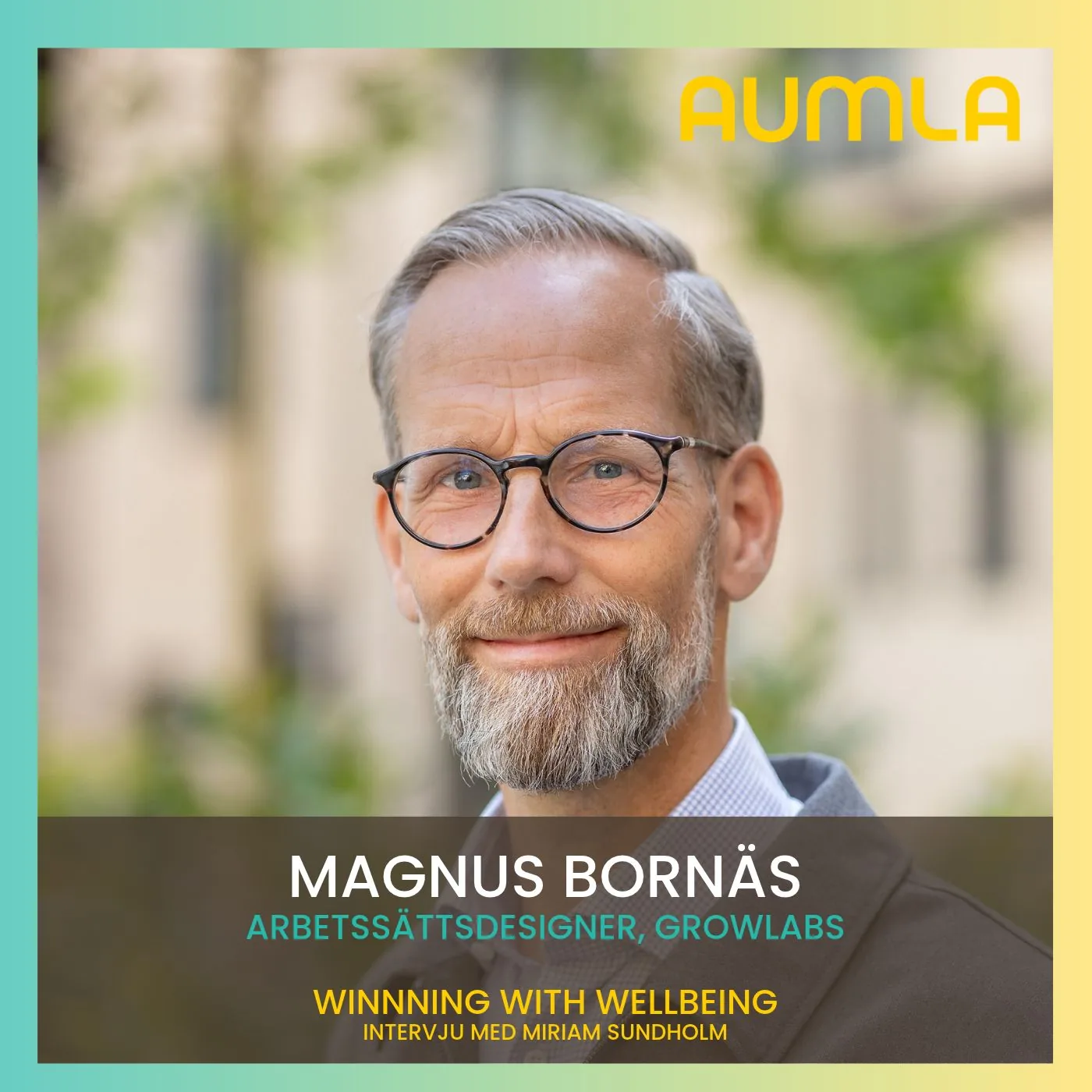 Magnus Bornäs, arbetssättsdesigner på Growlabs, gäst i Aumla Winning with Wellbeing